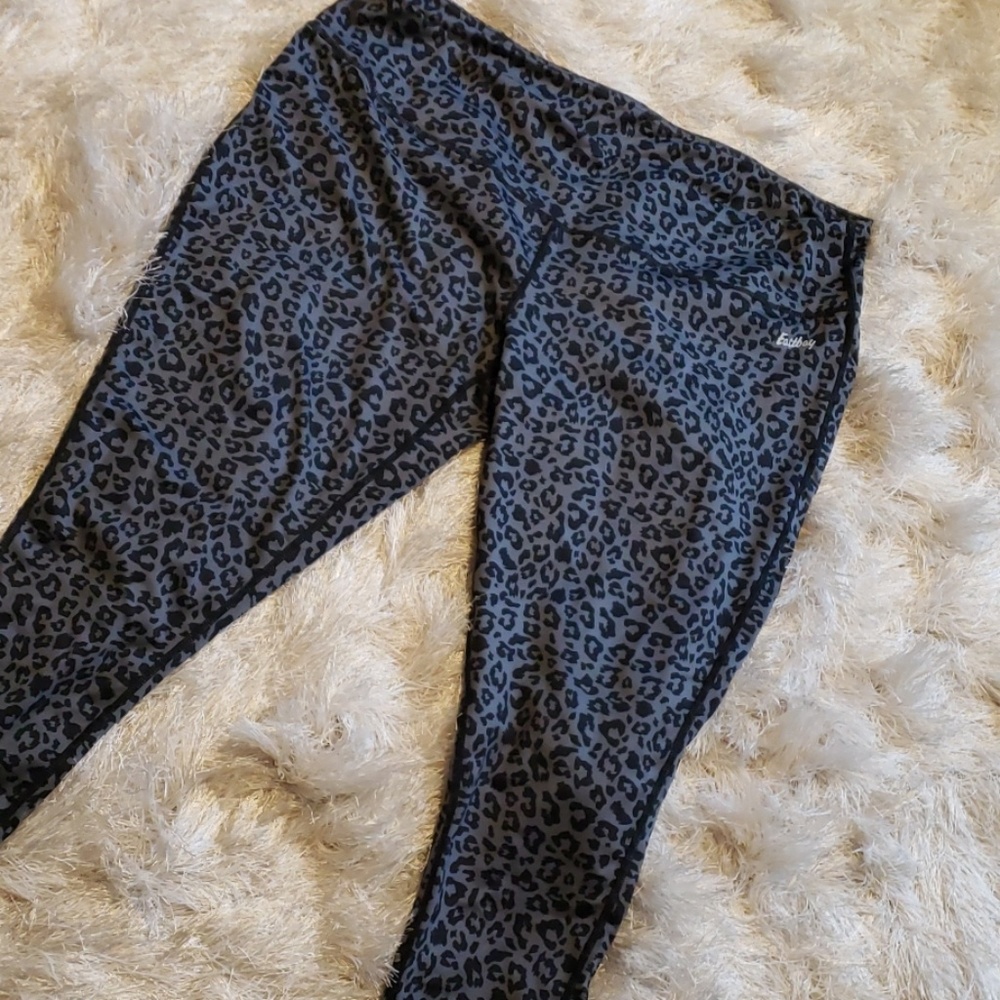 2XL Leopard Workout Tights